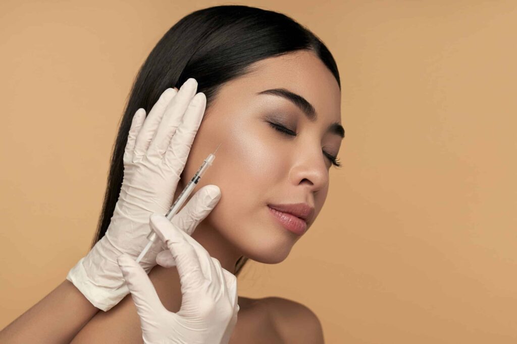 Beauty woman on background