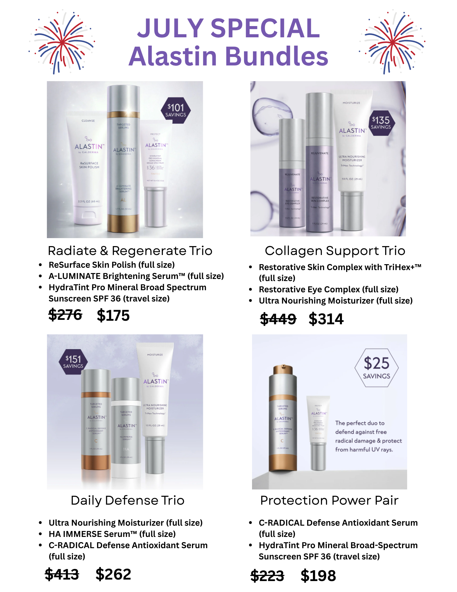 July Specials